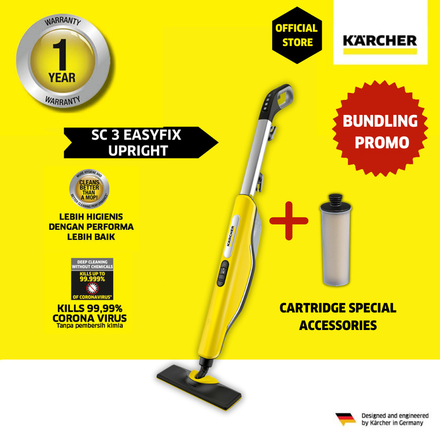 Karcher SC 3 Upright EasyFix *EU 1600 Watt Steam Cleaner