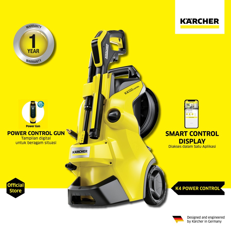 Karcher K 4 Premium Power Control *EU 1800 Watt High Pressure Washer