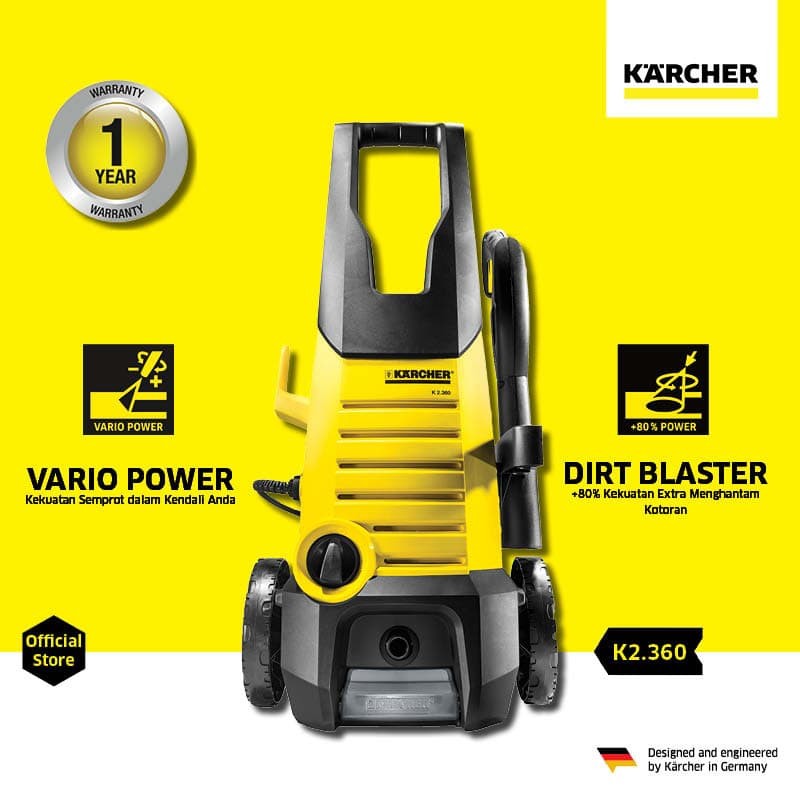 Karcher K 2.360 1400Watt 120Bar High Pressure Washer