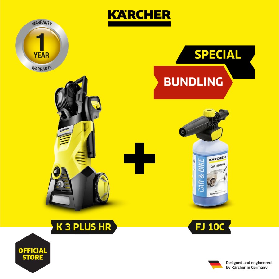 Karcher K 3 Plus HR *KAP 1600 Watt High Pressure Washer 