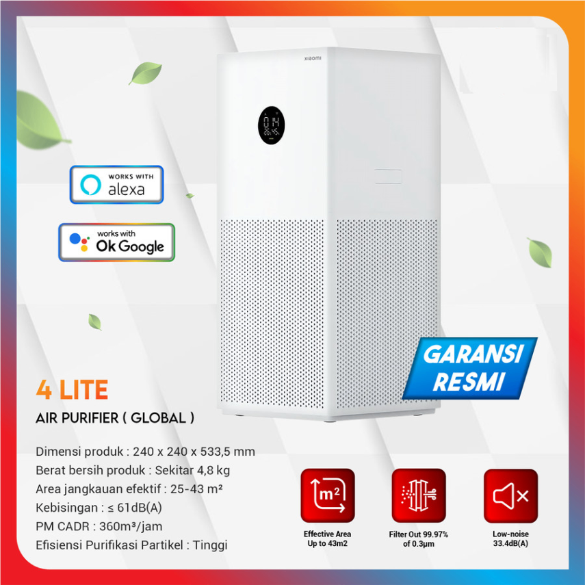 Xiaomi Mi Smart Air Purifier 4 Compact / 4 Lite / 4 PRO Garansi Resmi