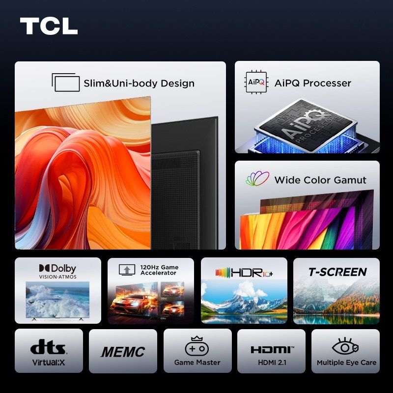 4K Hands Free Google TV] TCL 43 Inch P71B