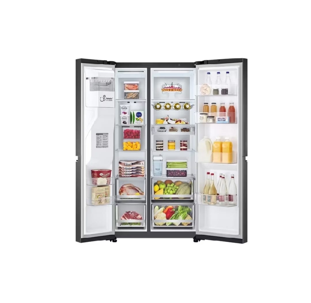 Kulkas LG GC-L257CQEL 674 L SIDE BY SIDE DISPENSER ICE MAKER