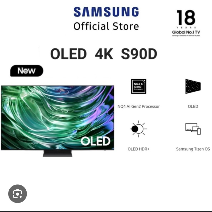 SAMSUNG 55 inch OLED UHD 4K SMART TV QA55S90DAK