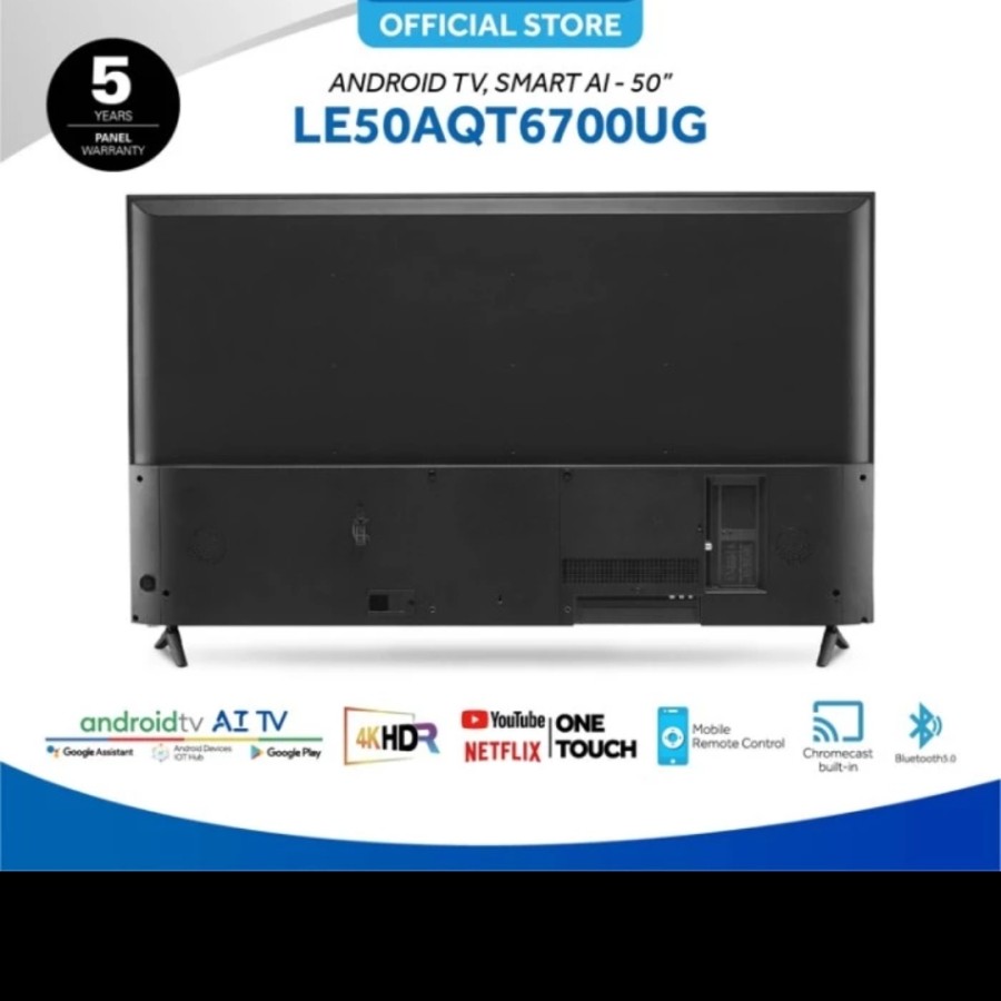 TV LED AQUA 50AQT6700UG SMART ANDROID TV 50INC