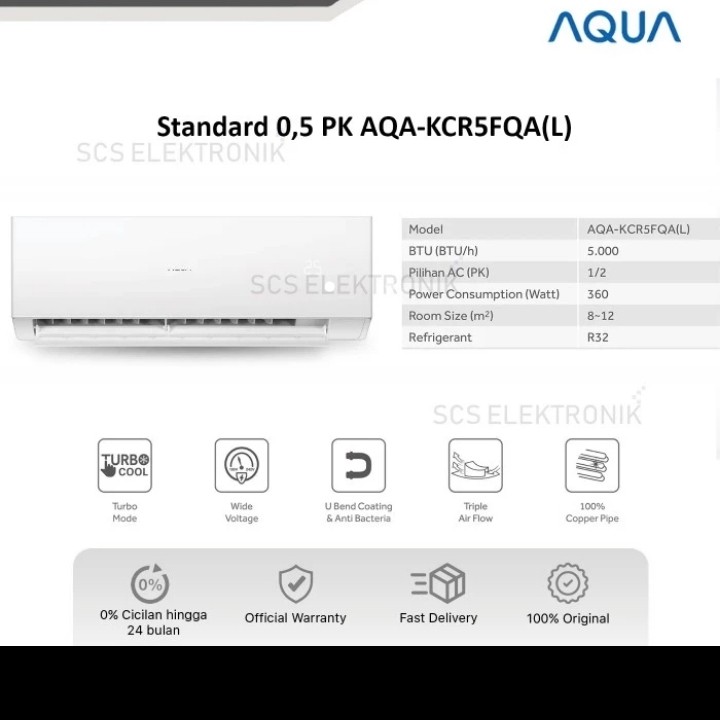 AC 1PK AQUA AQA-KCR9FQAL