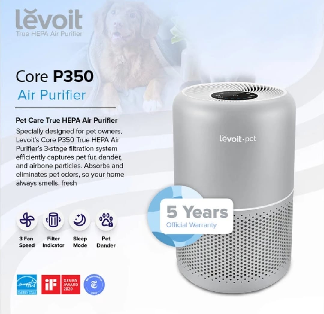 Levoit Core P350 Pet Care Air Purifier True HEPA H13 Filter Original