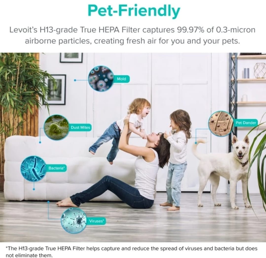 Levoit Core P350 Pet Care Air Purifier True HEPA H13 Filter Original