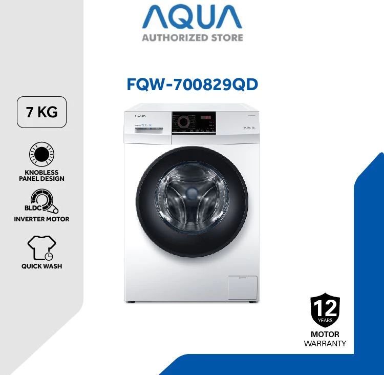 MESIN CUCI AQUA FRONT LOAD FQW-700829QD