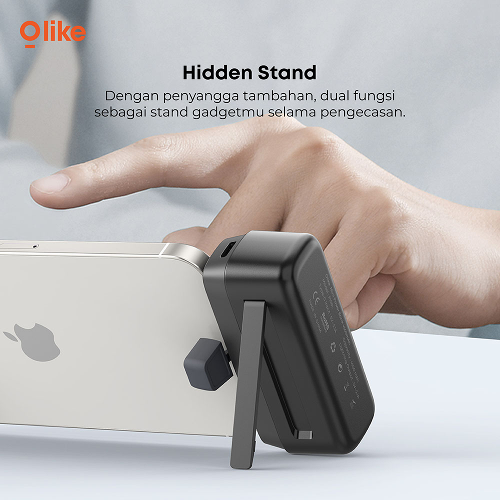 OLIKE Powerbank Mini P108 4500mAH Type-C & Lighting Portable ORIGINAL