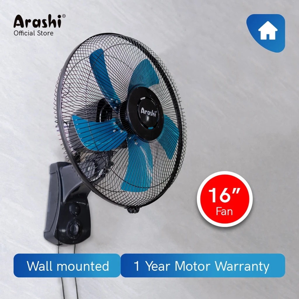 ARASHI Kipas Angin Dinding XFLOW AR 228 PWF 16" Wall Fan AR228 16 Inch