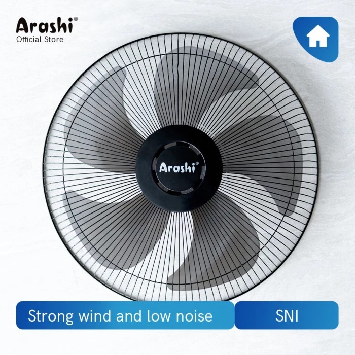 ARASHI Kipas Angin Dinding APACE AR 228 PWF 16" Wall Fan AR228 16 Inch