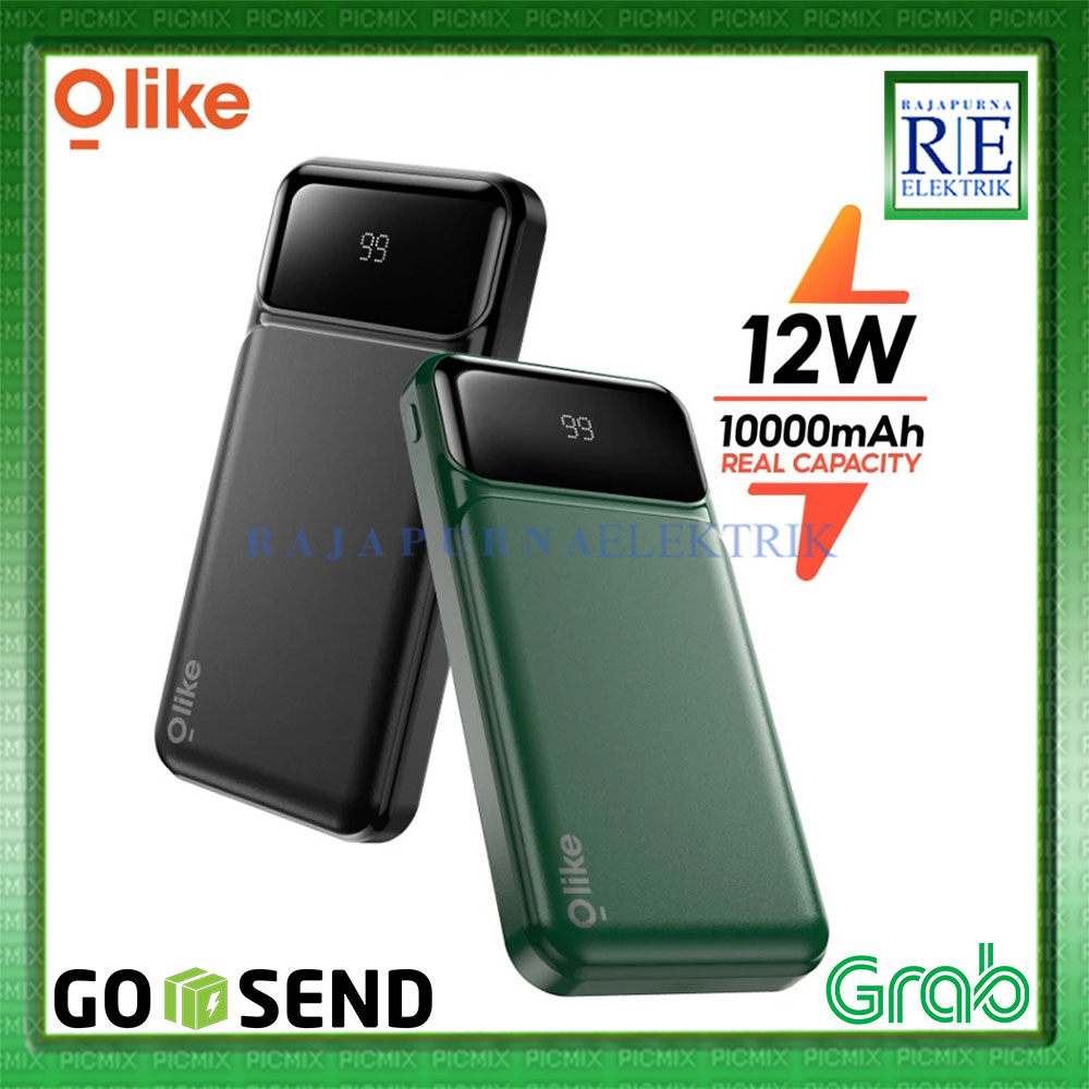 OLIKE Powerbank P106 10000mAh with LED Display Dual Port USB Type C