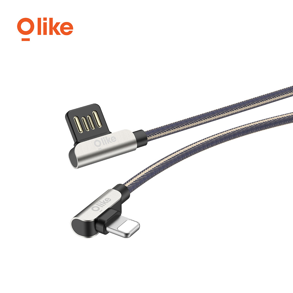 Olike Kabel Data Gaming OC-G1L USB-A to Lightning Charger siku ELBOW L