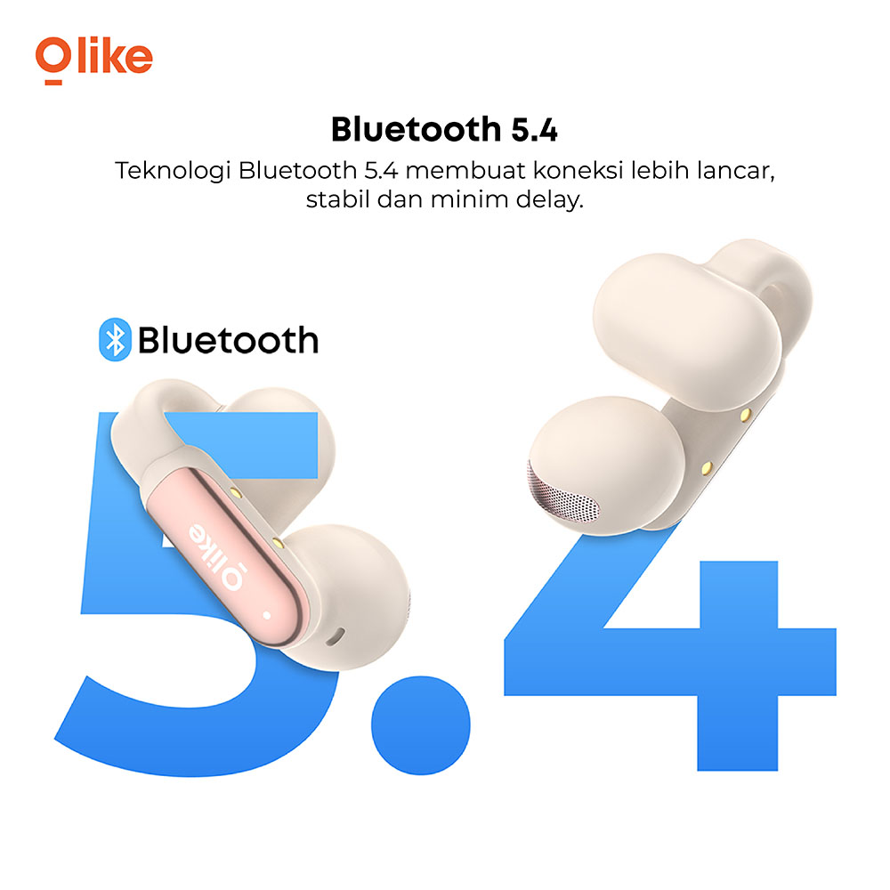 OLIKE TWS OW5 Open Ear Earphone Bluetooth 5.4 Comfort Earbuds Bass