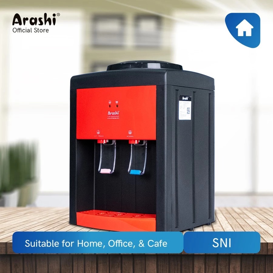 ARASHI Dispenser Air Galon Atas Normal & Panas ATD 07N SNI