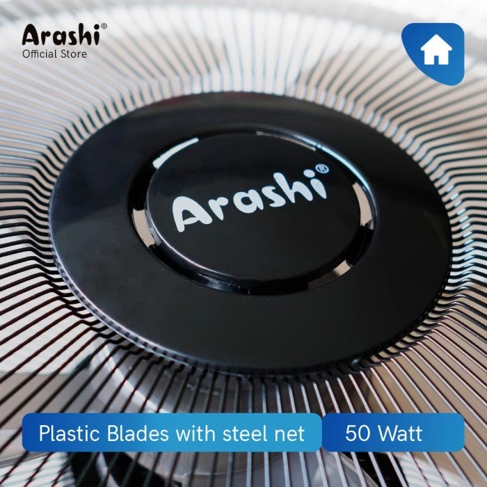ARASHI Kipas Angin Dinding APACE AR 228 PWF 16" Wall Fan AR228 16 Inch