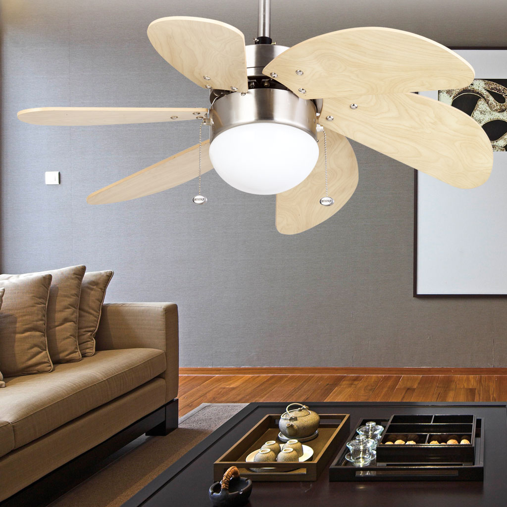 Kipas Angin Lampu Plafon Mt Edma 30 inch Pilot dengan Tarikan Rantai