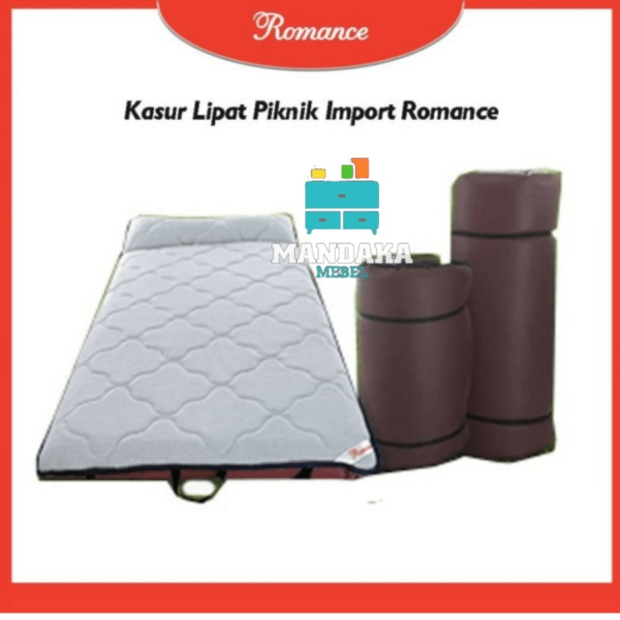 KASUR LIPAT ROMANCE KASUR GULUNG TRAVEL BAG KASUR PIKNIK KASUR MURAH