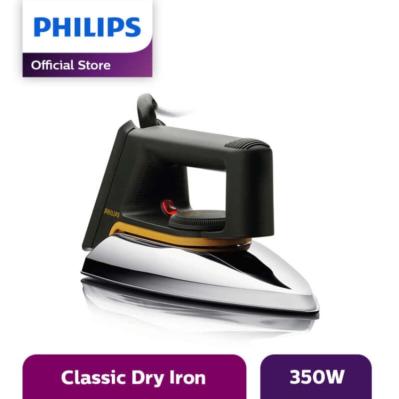PHILIPS Dry Iron Classic HD1172 - Setrika HD 1172 Garansi Resmi