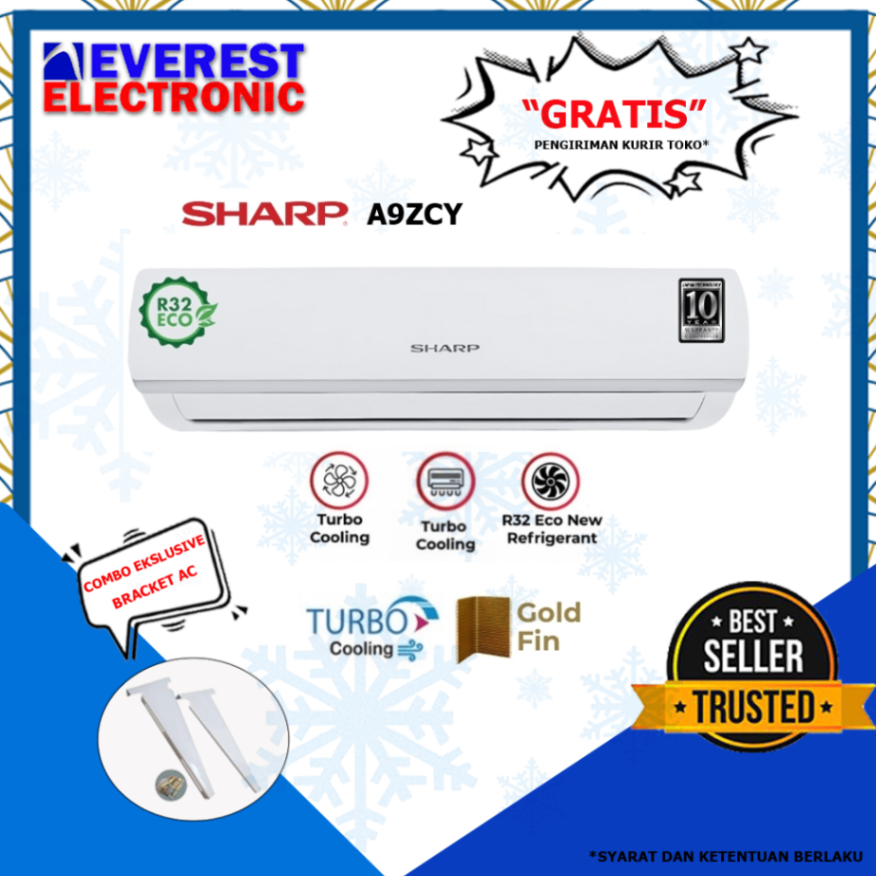 AC SHARP AH-A5ZCY A9ZCY A9 ZCY 1/2PK R32 SPLIT STANDARD