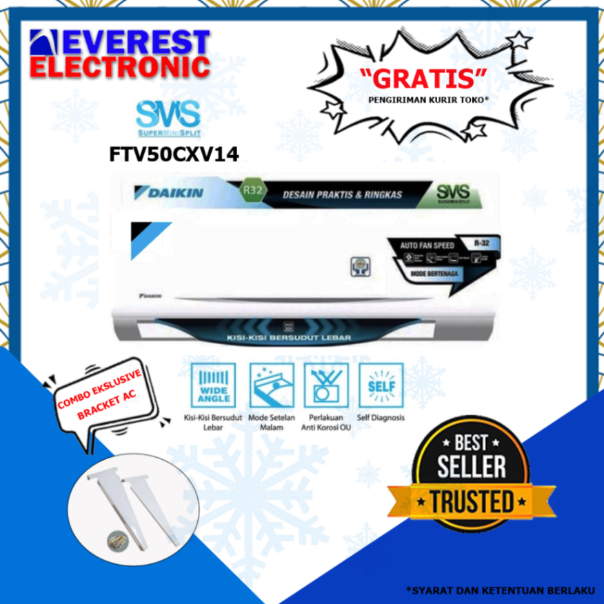 AC DAIKIN STANDART THAILAND 2 PK FTC50NV