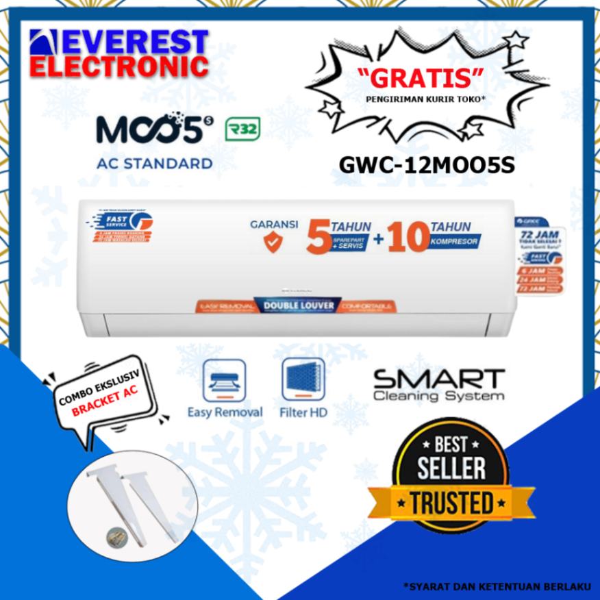 AC GREE SPLIT GWC-12MOO5A STANDARD 1.5PK R32