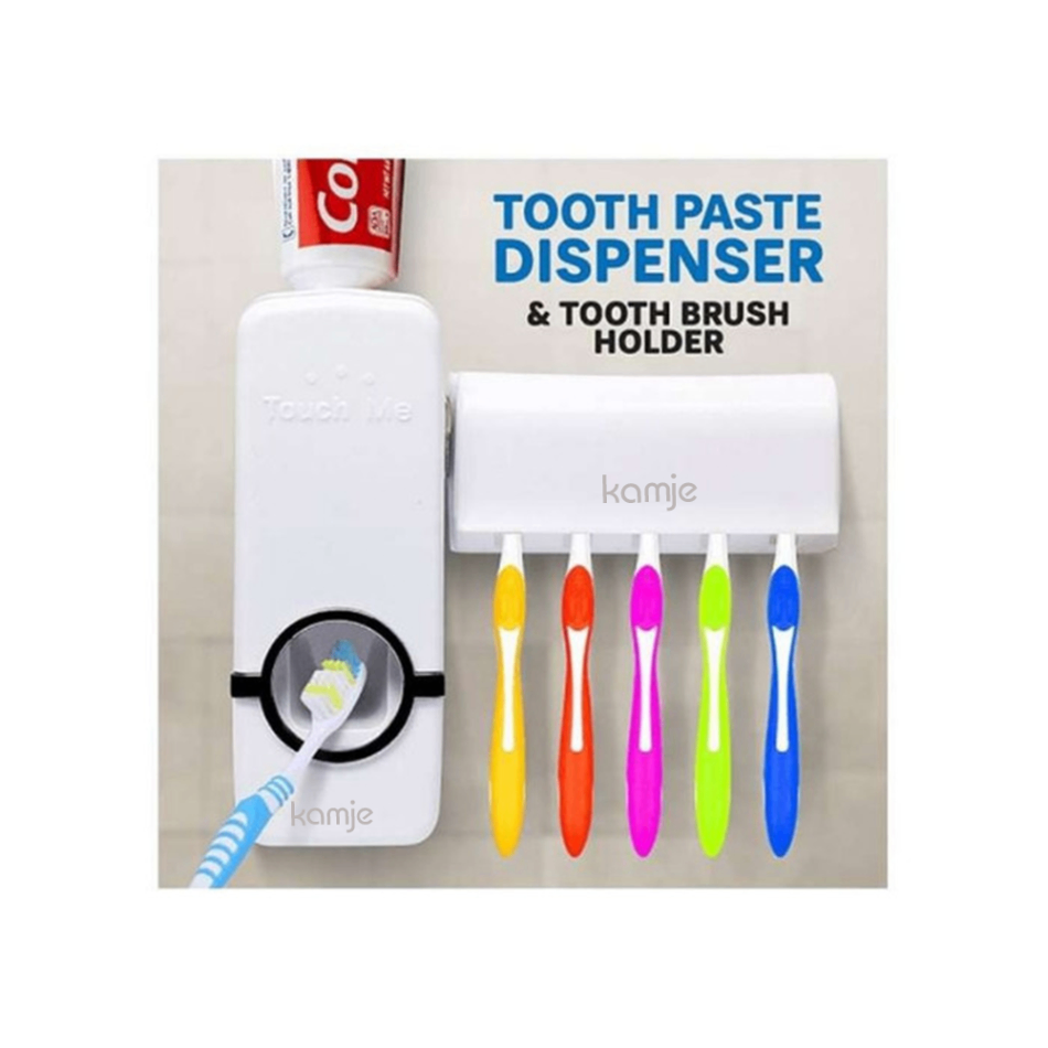 KAMJE Dispenser Odol Tempat Sikat dan Pasta Gigi KMJ066