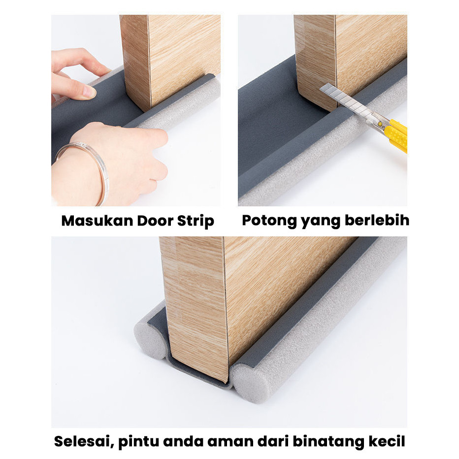 KAMJE Penutup Celah Bawah Pintu Penghalang Debu Serangga KMJ004