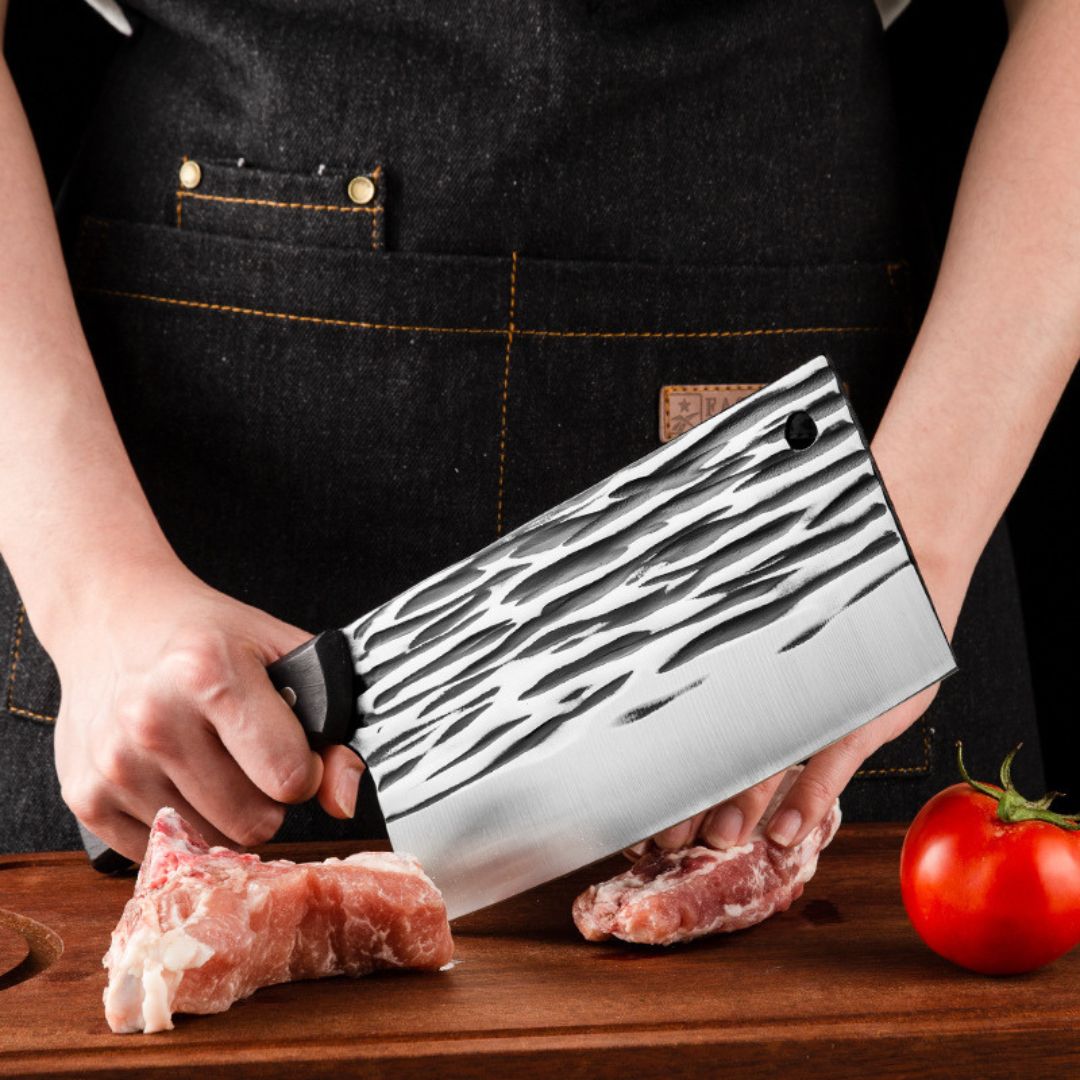 KAMJE Pisau Dapur Daging Super Tajam Baja Anti Karat Stainless KMJ207