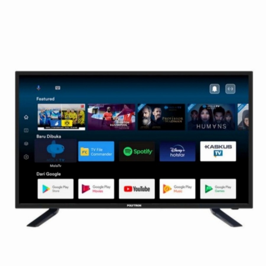 POLYTRON SMART ANDROID DIGITAL TV 43INCH PLD 43AG9953 43AG-9953 RESMI