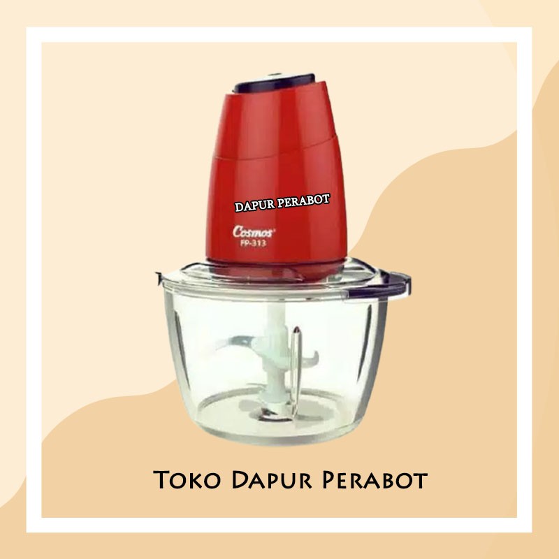 Food Processor Chopper Cosmos FP 313 Pelumat Makanan 1.2 Liter