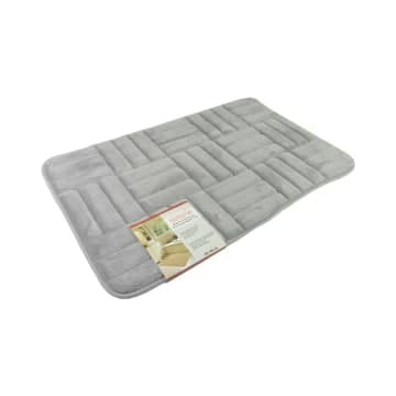KESET MEMORY FOAM 50X80 CM ABU-ABU MUDA GREY 80 X 50 ARTHOME