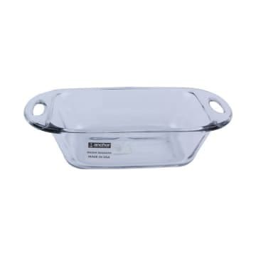Anchor loyang kaca tahan panas loaf pan microwave dan oven safe