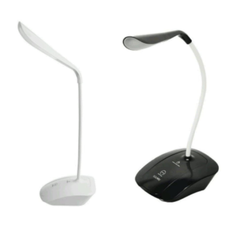 LAMPU LED MEJA BELAJAR JEPIT RECHARGEABLE FLEXIBLE KECERAHANADJUSTABLE
