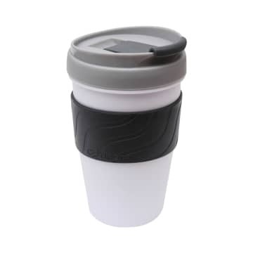 Tumbler kopi panas /Portable Coffee Cup Hot Cold Handle Lid Gelas Kopi