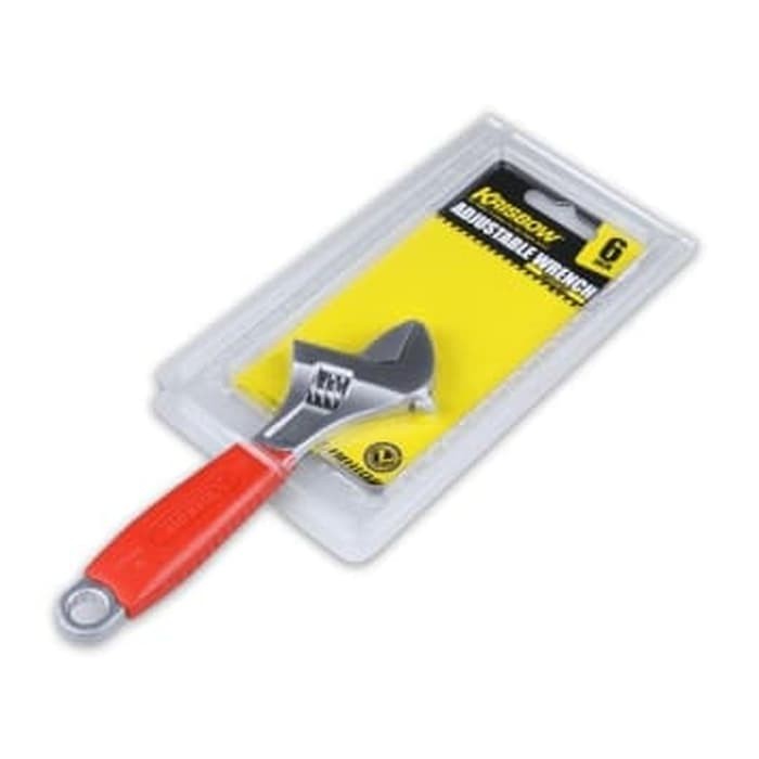 KUNCI INGGRIS GRIP 6 INCH 15.5 CM ADJUSTABLE WRENCH KRISBOW