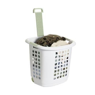 Keranjang pakaian Laundry Cart Troli serbaguna