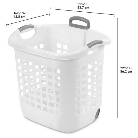 Keranjang pakaian Laundry Cart Troli serbaguna