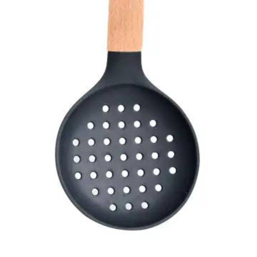 Skimmer Sendok Saring Masak Silikon Prun