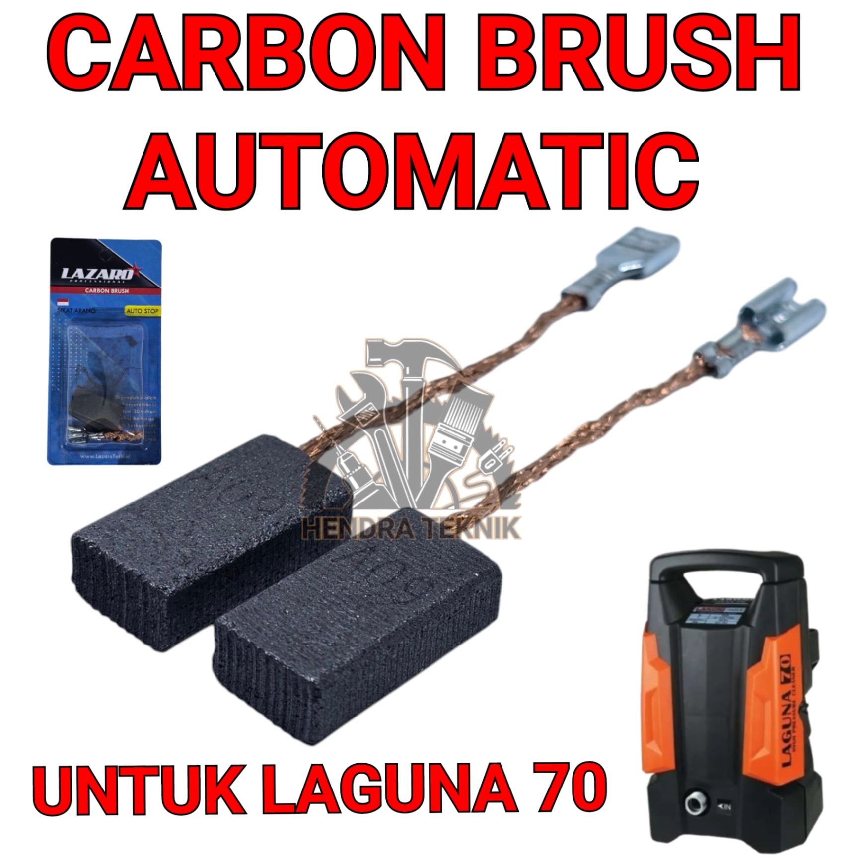 CARBON BRUSH OTOMATIS UNTUK STEAM LAKONI LAGUNA 70 COAL BOSTEL A09 KUL