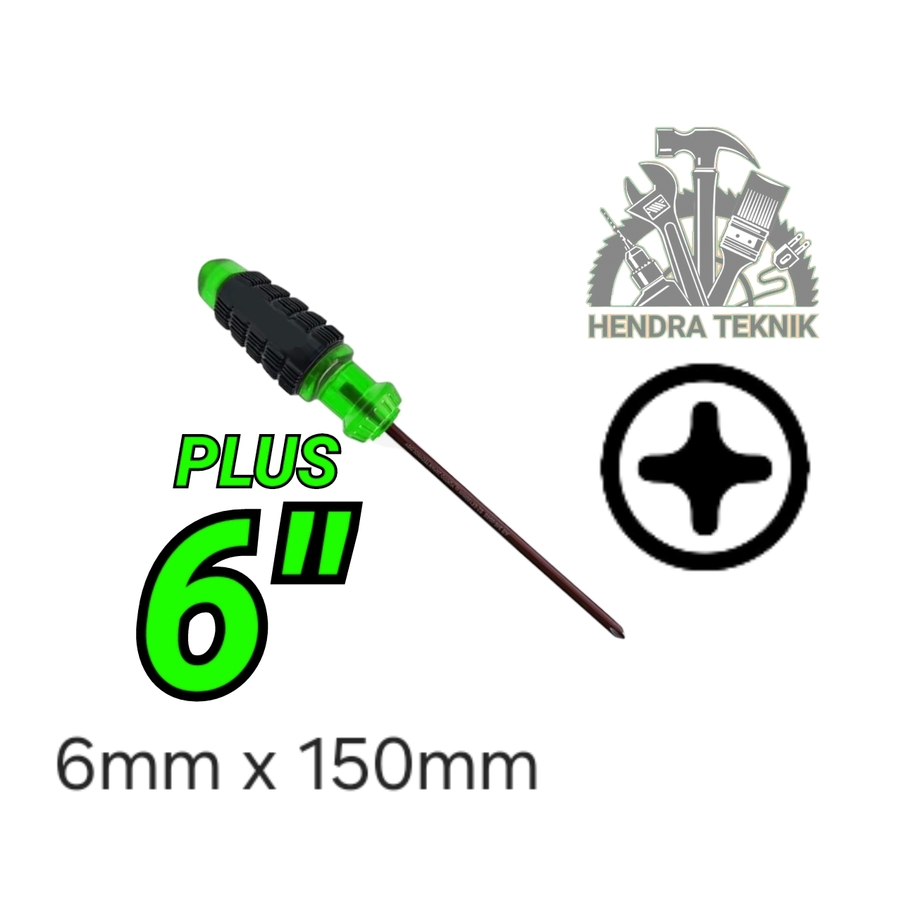 OBENG BAJA S2 Obeng gagang karet +/- 4" 5" 6" 8" 10" 12" plus / minus