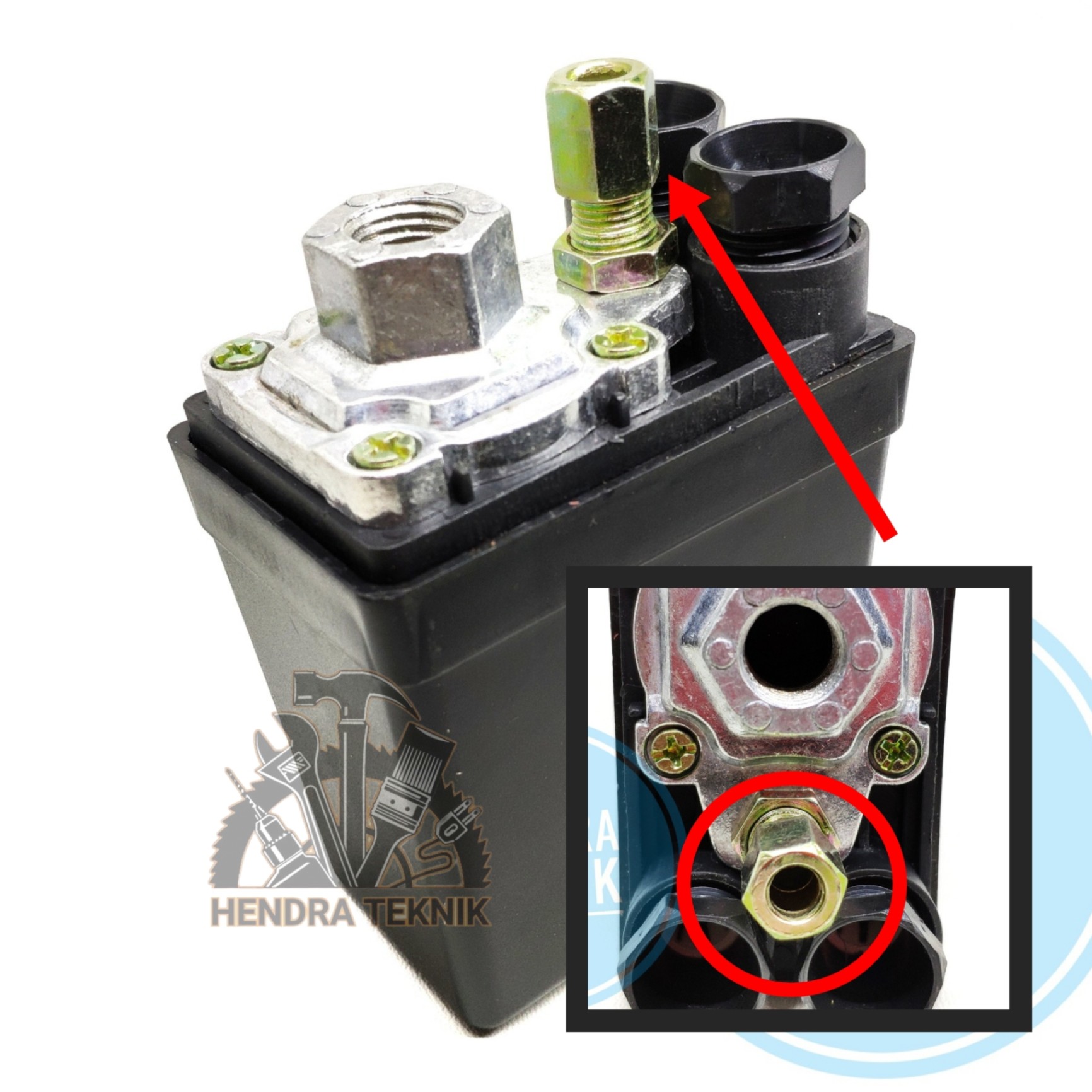 MUR + PENGUNCI PIPA UNLOADER DRAT PENGUNCI PIPA BREATHER SPAREPART NUT