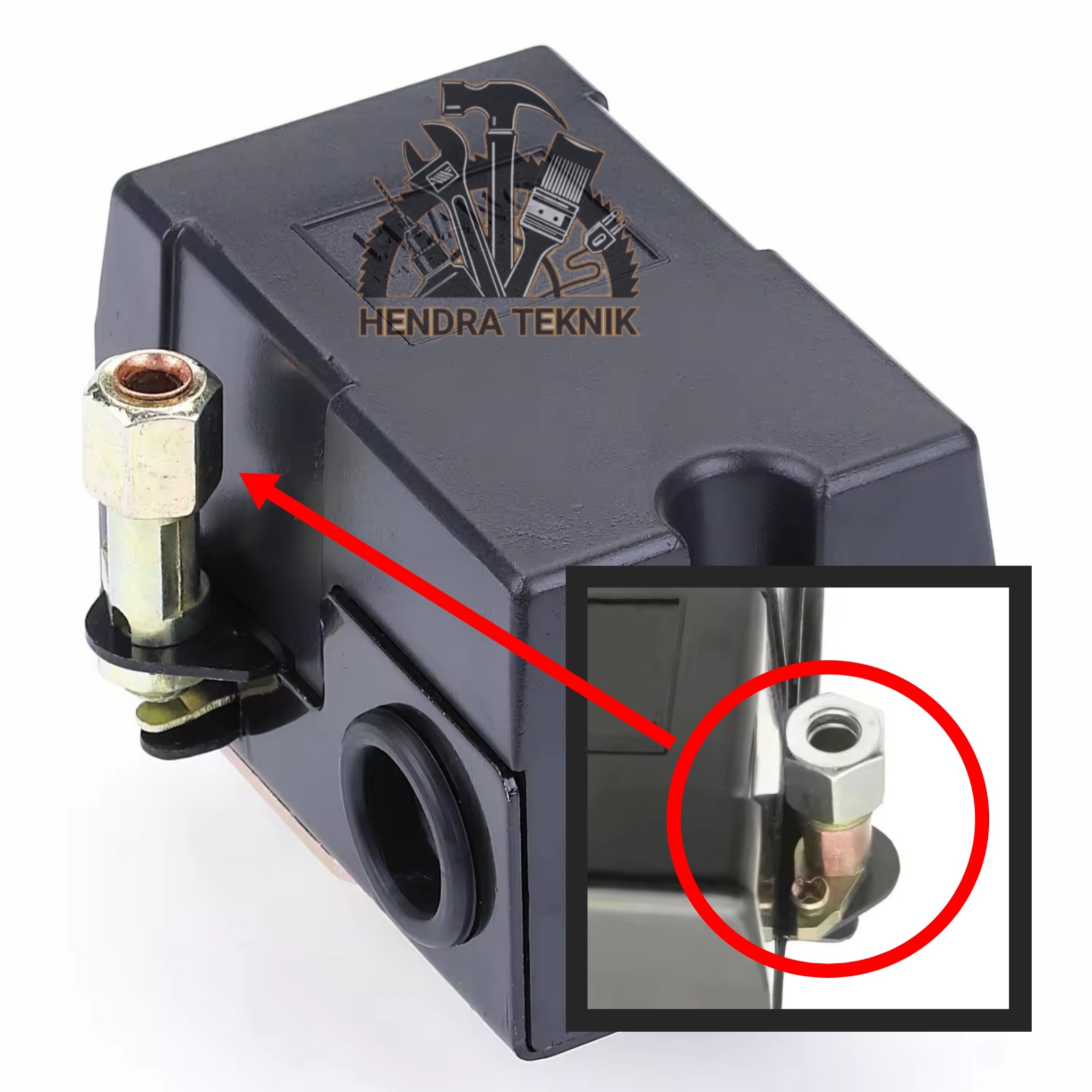 MUR + PENGUNCI PIPA UNLOADER DRAT PENGUNCI PIPA BREATHER SPAREPART NUT