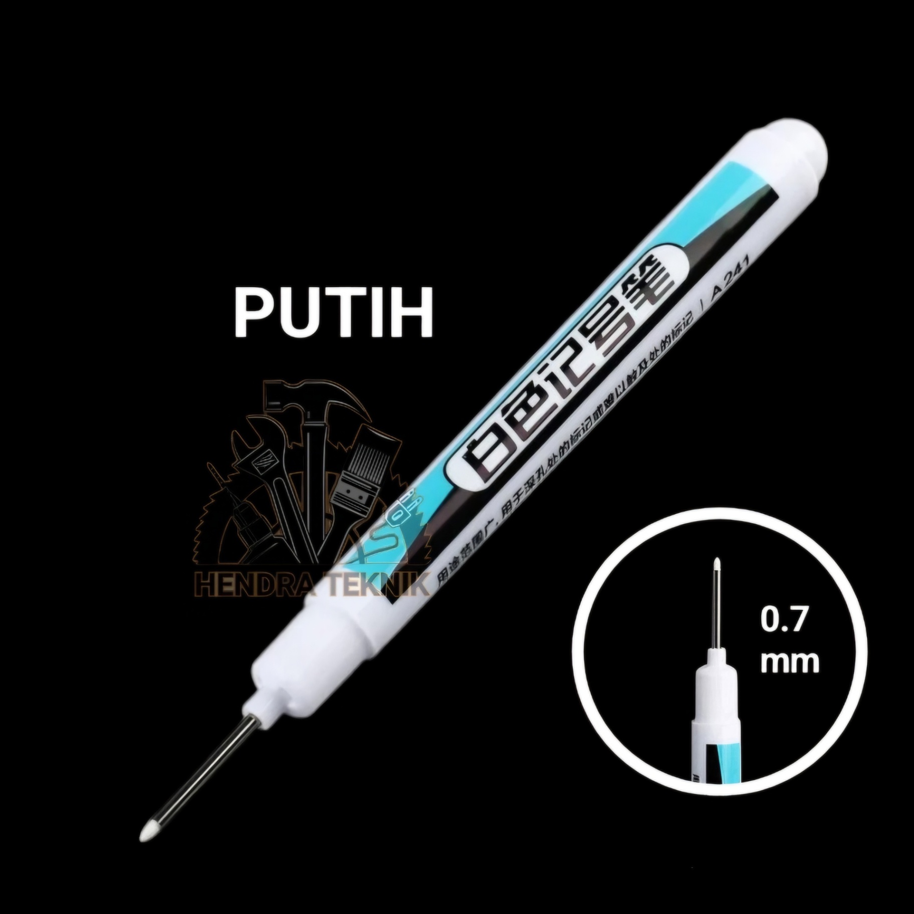 SPIDOL TUKANG ALAT TULIS PENANDA PULPEN KEPALA PANJANG LONG NIB TIP