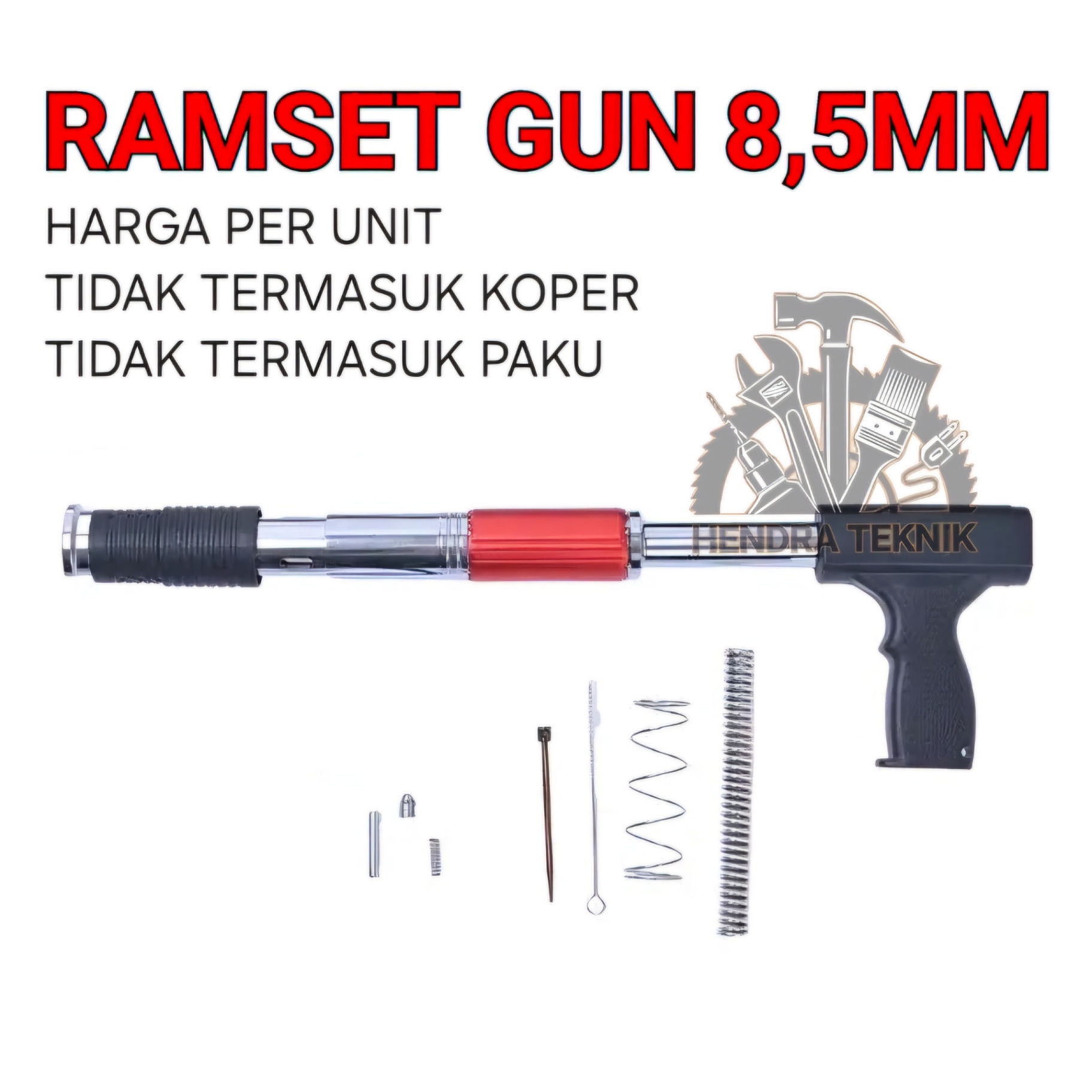 ALAT TEMBAK PAKU BETON STAMPSET PAKU 8,5MM NAILER RAMSET NAIL GUN LONG