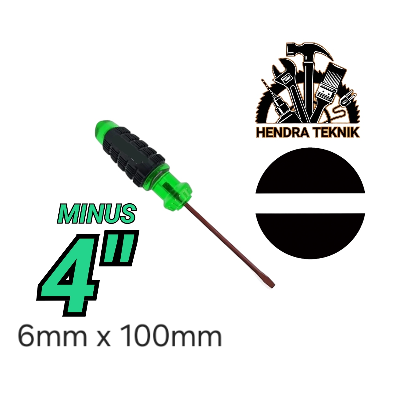 OBENG BAJA S2 Obeng gagang karet +/- 4" 5" 6" 8" 10" 12" plus / minus