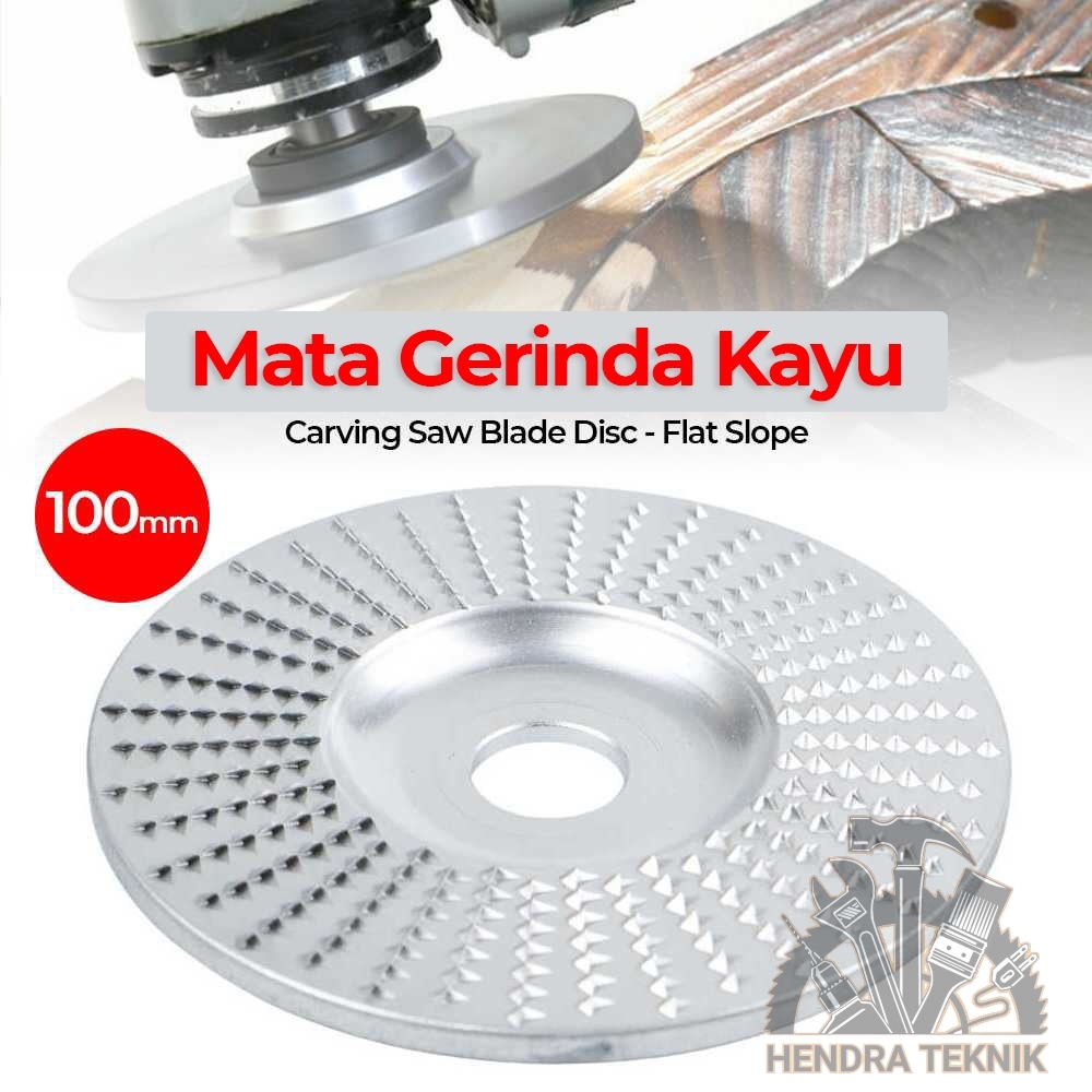 GRINDA UKIR KAYU / ES 4" WOOD CARVING DISC 85/100 MATA GERGAJI GRINDA