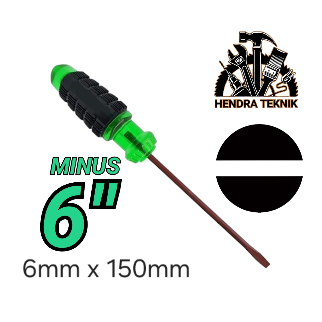 OBENG BAJA S2 Obeng gagang karet +/- 4" 5" 6" 8" 10" 12" plus / minus