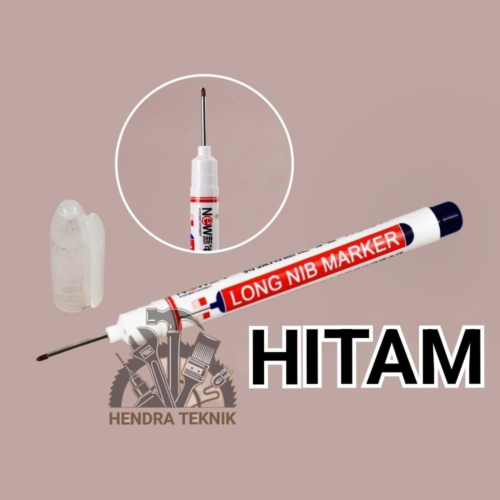 SPIDOL TUKANG ALAT TULIS PENANDA PULPEN KEPALA PANJANG LONG NIB TIP
